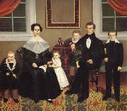 Erastus Salisbury Field Joseph Moore and His Family Sweden oil painting artist